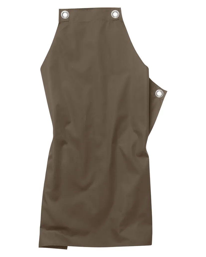Potenza X Classic - Latzschürze mit Ösen - taupe